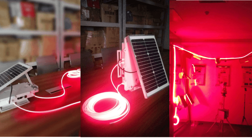 光導(dǎo)拉線(xiàn)警示裝置工程案例圖片